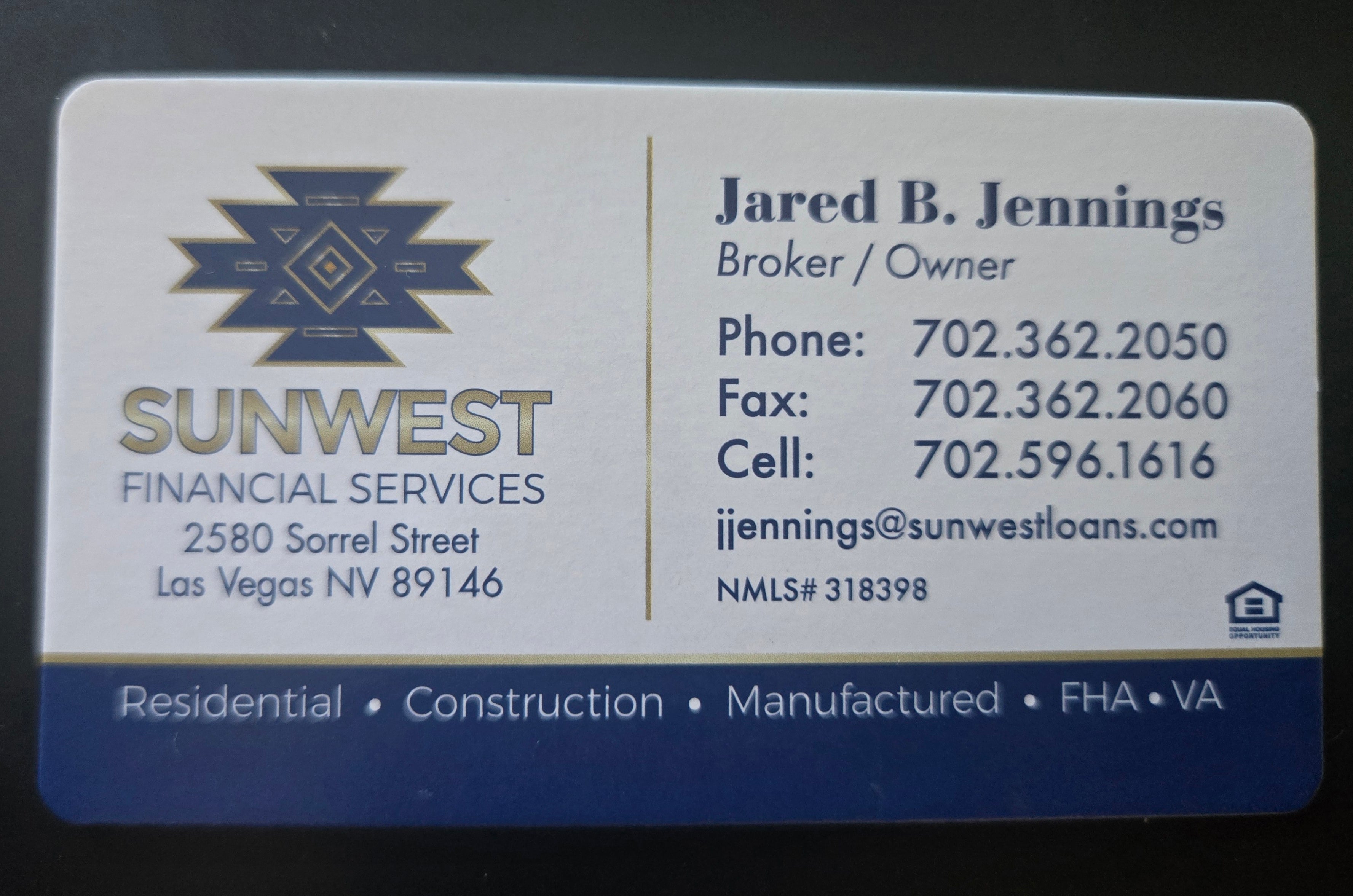 Sunwest - Financial Services