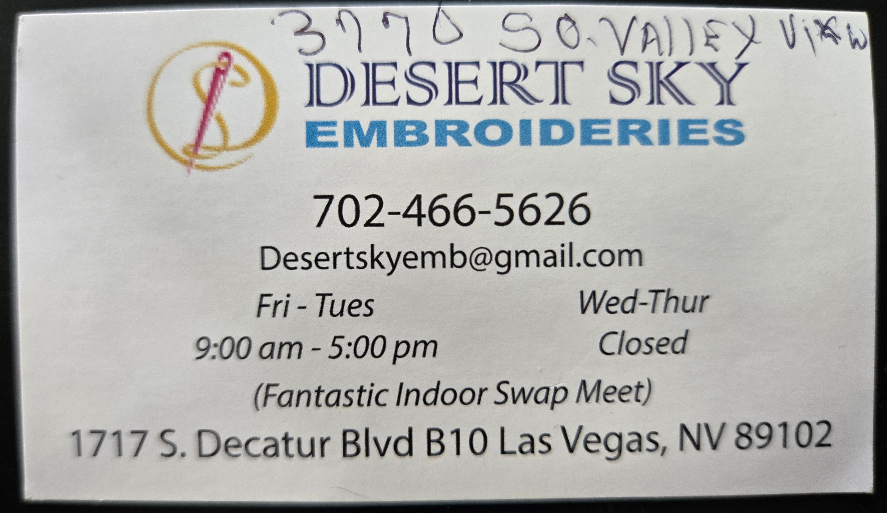 Desert Sky - Embroideries