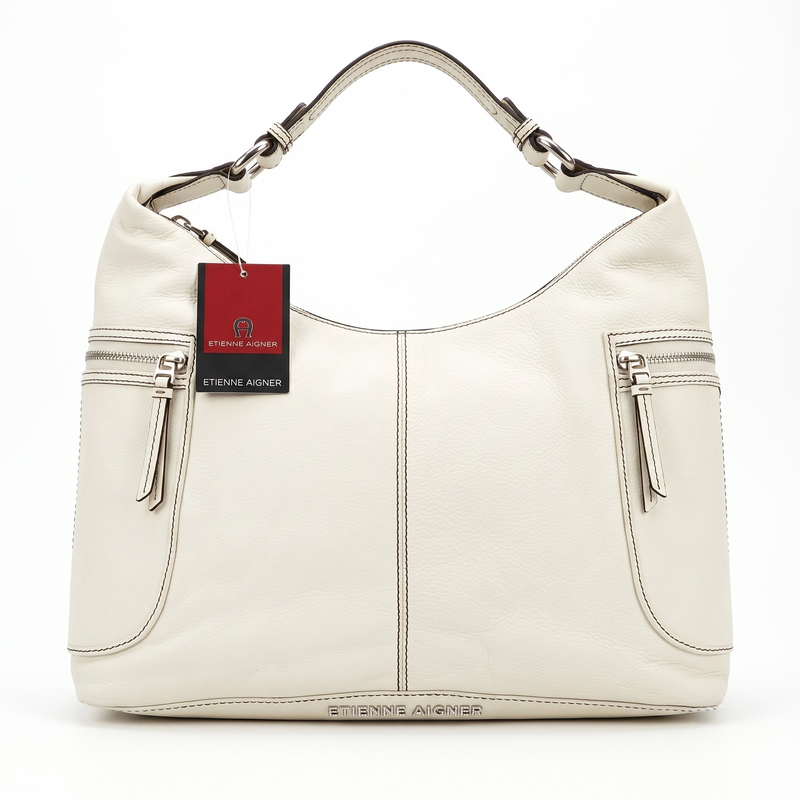 EITENNE AIGNER WHITE GENUINE LEATHER-2