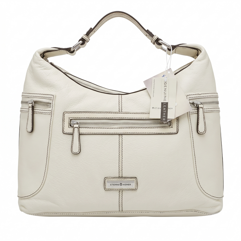 EITENNE AIGNER WHITE GENUINE LEATHER-1