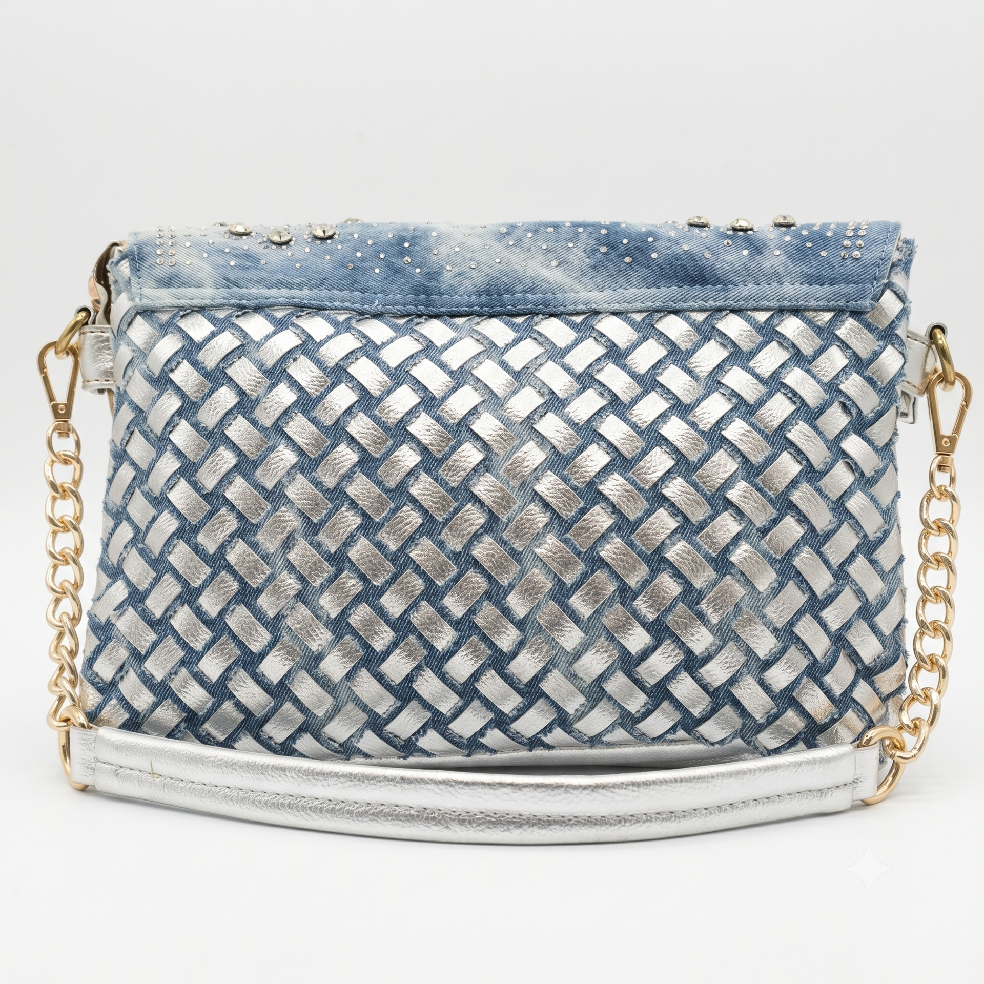 STUNNING DENIUM ENCRUSTED CRYSTAL DESIGN