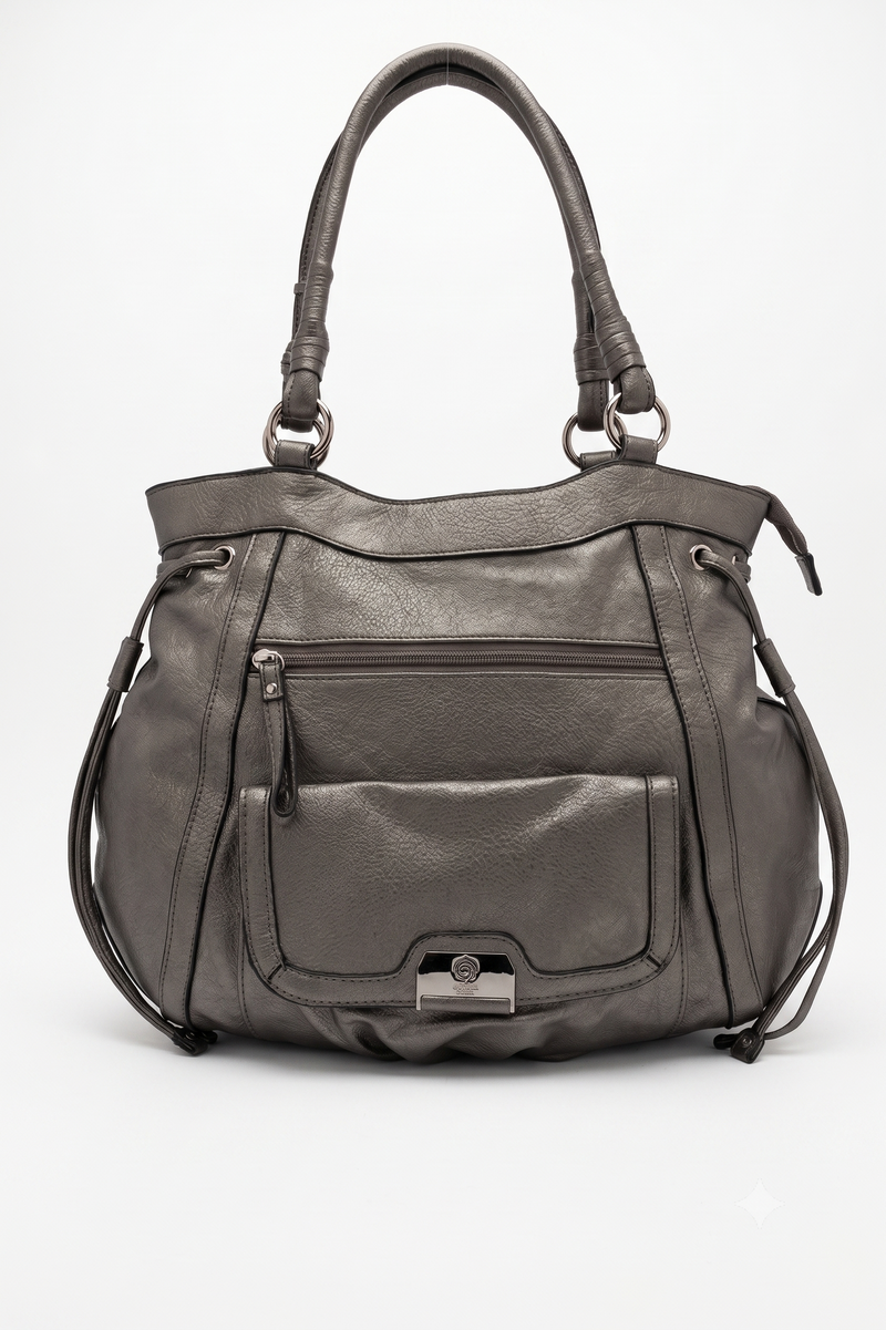 ROSETTI PEWTER PURSE W/ UMBRELLA-2