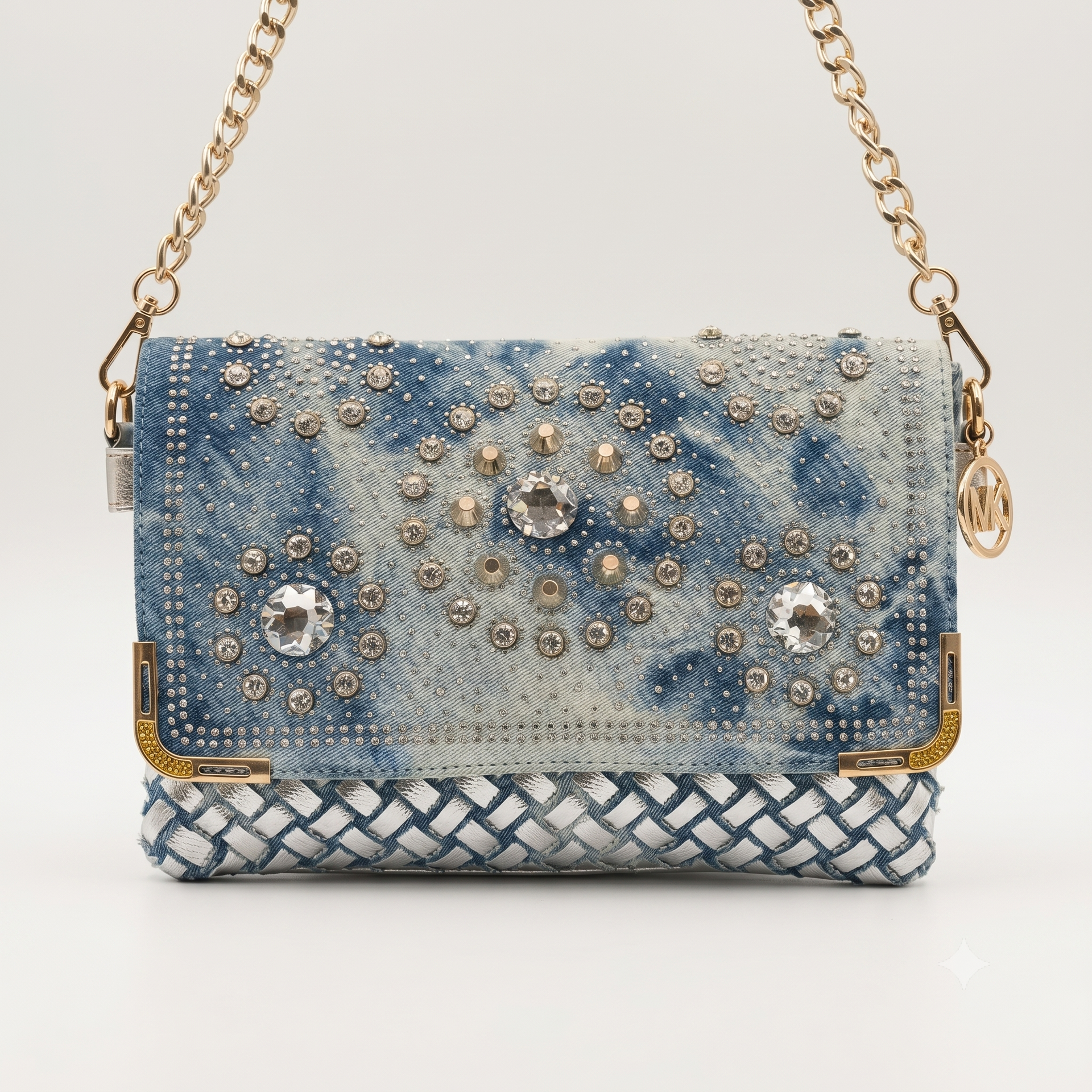 STUNNING DENIUM ENCRUSTED CRYSTAL DESIGN