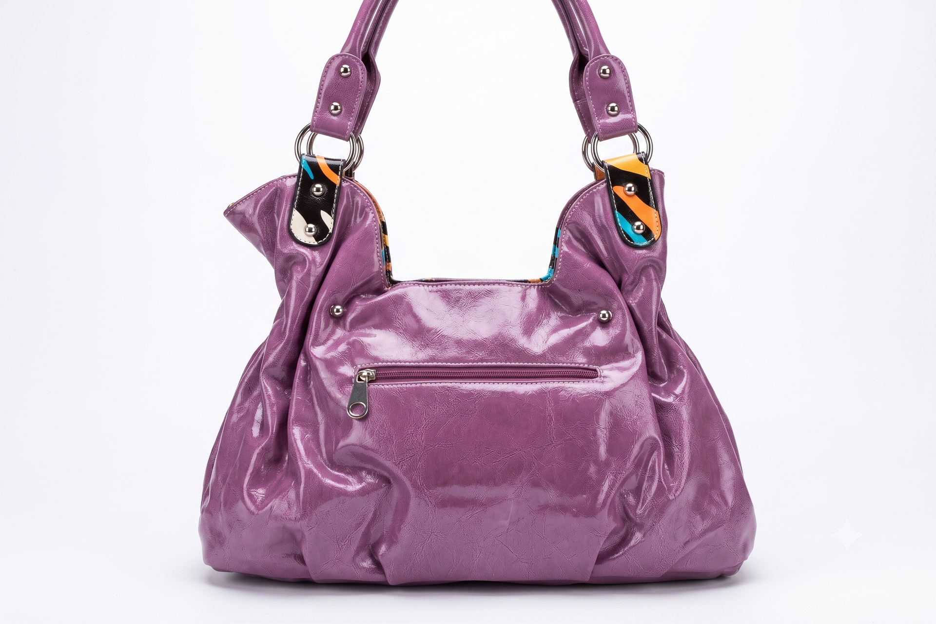 PURPLE FASHION PATENT LEATHER