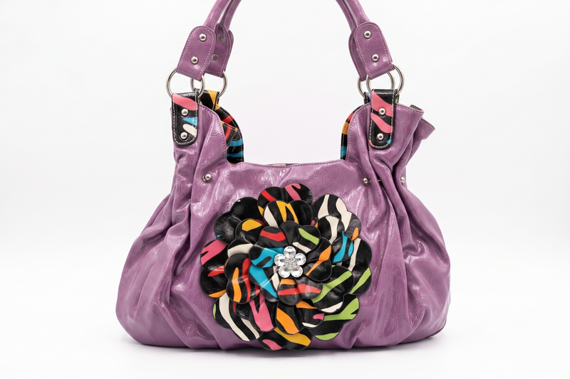 PURPLE FASHION PATENT LEATHER-1